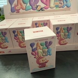 THE MONSTERS Lazy Yoga Series Labubu Figurine -NIB